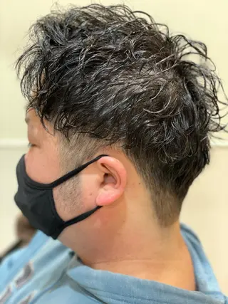 パーマ メンズ 斉藤 葉月のヘアスタイル