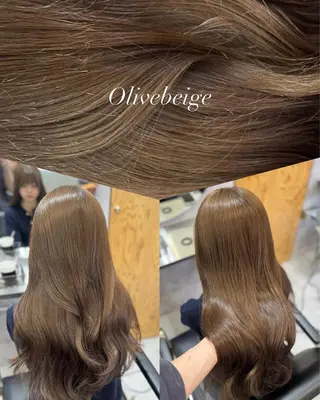 ロング カラー 宮本 優のヘアスタイル