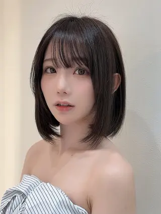 ショート ボブ/レイヤーボブ/ 髪質改善/梶川 夏季のヘアスタイル