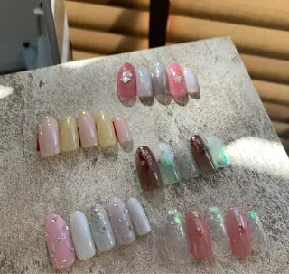 ミディアム nail jaol池袋店所属・ネイルJaol 池袋のネイルデザイン