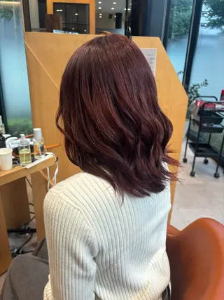 カラー げんば ななのヘアスタイル