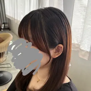 ロング レイヤーカット/ 透明感カラー/めいのヘアスタイル