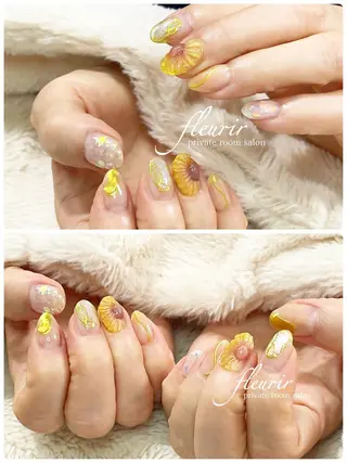 ネイル フルリール 【プライベートサロンのネイルデザイン