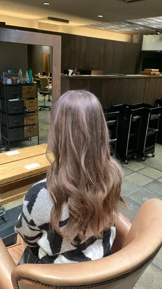 ロング カラー 朝斗/ブリーチなし ・Wカラー・エクステのヘアスタイル