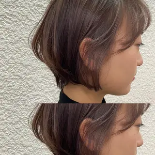 ショート カラー ツキノキ ミナのヘアスタイル