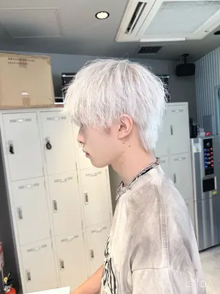 メンズ 似合わせ艶カラー🪽 ひかる🪽のヘアスタイル