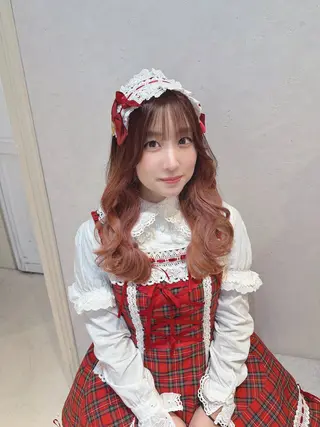 セミロング カラー ハイトーン/アレンジ かなで⊹ ࣪ ˖⟡のヘアスタイル