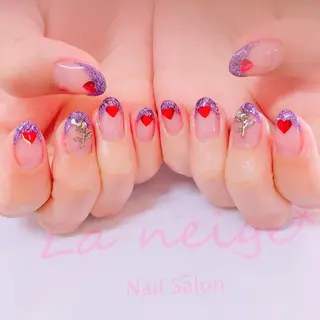 ネイル La neige* yuki 🥯🍑のネイルデザイン