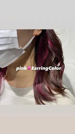 ミディアム カラー chinatsu 🧸𖤐⡱のヘアスタイル