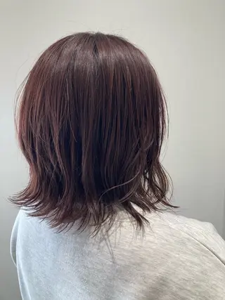 ミディアム 折本 沙織のヘアスタイル