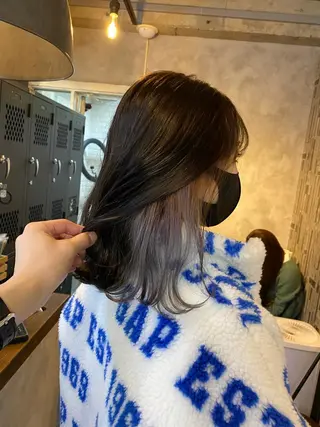 ミディアム カラー juhl/髪質改善/ 縮毛矯正/遠藤航平のヘアスタイル