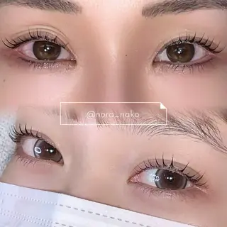 マツエク・マツパ NORAアイラッシュ 🩵NANAKOのマツエク・マツパデザイン