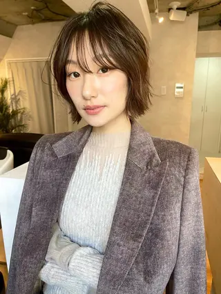 ショート hair design SUN room【サンルーム渋谷】所属・レイヤーボブ/渋谷 /メンズyuinaのヘアスタイル