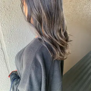 セミロング カラー chouette/ 根本優希のヘアスタイル