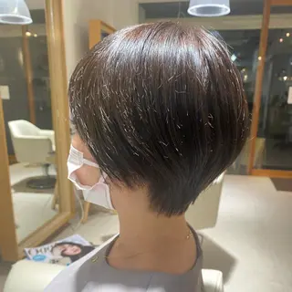 ショート カラー 安永 涼のヘアスタイル
