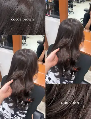 カラー CIEL 難波店所属・🎀透明感/レイヤ ー/Kotona🎀のヘアスタイル