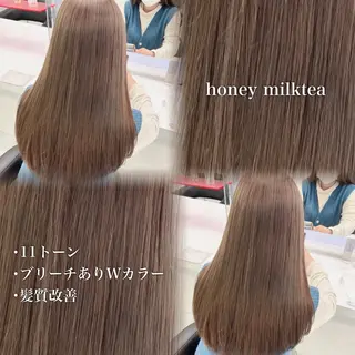 カラー 🩶透明感ミルク ティー🩶 maoのヘアスタイル