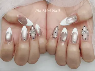 ネイル HANA 長さだしのネイルデザイン