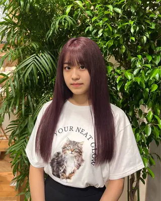 ロング カラー 暖色カラー/ フクダ モエ🐿のヘアスタイル