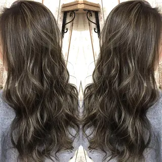 ロング カラー 井上 一平のヘアスタイル