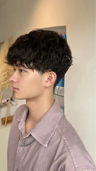 パーマ メンズ aimee 北垣 愛夏のヘアスタイル