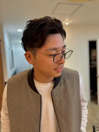 メンズ ☁️RIKA☁️ @ri2_____bのヘアスタイル