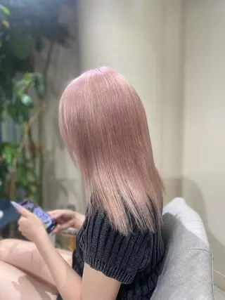 カラー ハイトーン✨艶髪💘 💘 AYANO💘のヘアスタイル