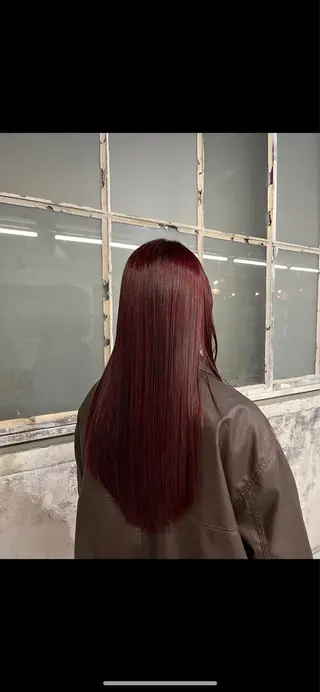 ミディアム カラー 西村 瑠々花のヘアスタイル