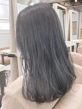 セミロング カラー Resta所属・カミヤ タカヒロのヘアスタイル