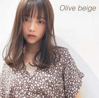 セミロング カラー atelier SUNNYDAY所属・鈴木早記 insta →saki_03sのヘアスタイル