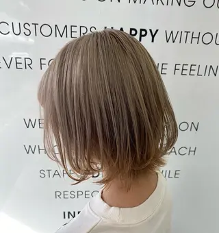 ショート カラー 美容室 HAKUAのヘアスタイル