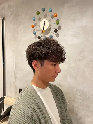 ショート 柏/シャドウパーマ/ ナチュラル/颯寿のヘアスタイル