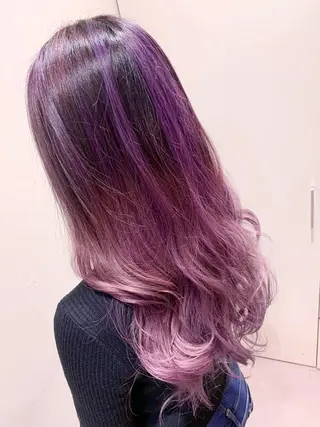 ロング カラー 💓シールエクステ ルミエールのヘアスタイル