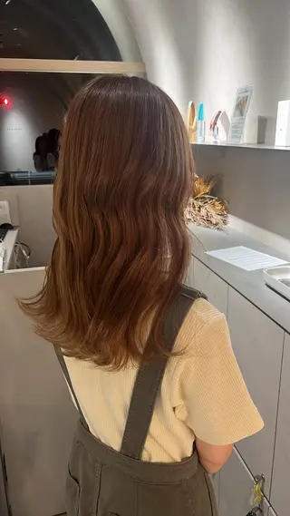 ロング 中屋 日和のヘアスタイル