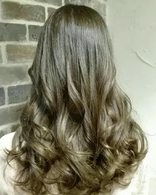 セミロング カラー パーマ ヘアアレンジ メンズ キッズ ネイル マツエク・マツパ Beauty＆Relaxation MEGUMI所属・MEGUMI megumiのヘアスタイル