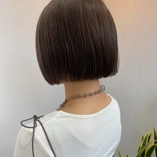 ショート レイヤーボブ/ 艶カラー/サナ🌼のヘアスタイル