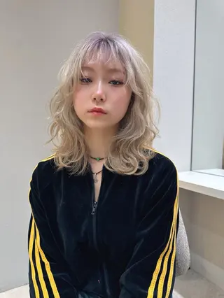 セミロング 🩵縮毛矯正・ボブ 岩原朋也🩵のヘアスタイル