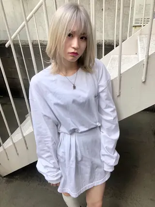 ミディアム 山本 芳喜のヘアスタイル