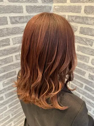 ミディアム カラー Earth岩槻店 YAGIのヘアスタイル