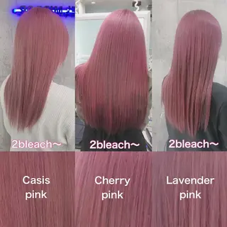 ロング カラー ヘアアレンジ 💕ブリーチ/ヘアメ 🎀YUUKAのヘアスタイル