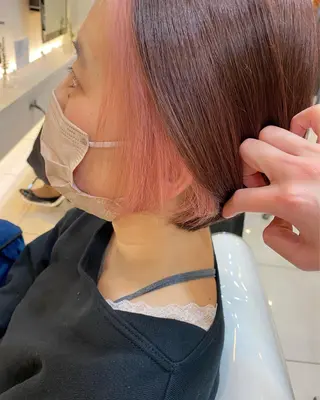 ショート sea's所属・ヒラカホ/矢場町/ ブリーチ/似合わせのヘアスタイル