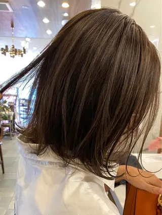 ミディアム カラー 門崎未依/レイヤー/ メンズカット🪿🌼のヘアスタイル