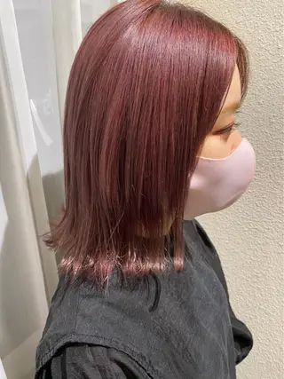 カラー 鎌田 春菜のヘアスタイル
