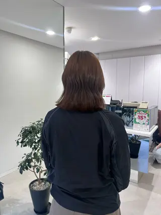 ミディアム カラー 🖤:抜け感×大人 スタイル/Aoiのヘアスタイル