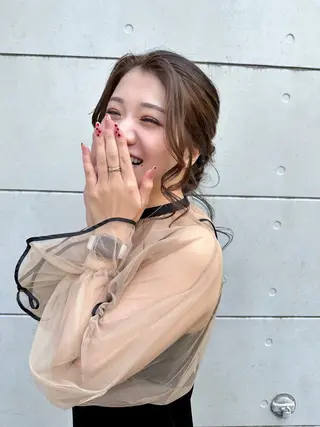 ヘアアレンジ 高橋 みく/ minim 暖色のヘアスタイル