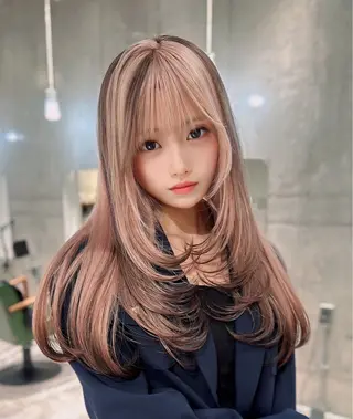 ロング MONIQA【モニカ】所属・名古屋ハイトーン/ 🐶ブリーチ専門店のヘアスタイル