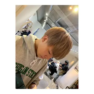 ショート カラー メンズ ange☞ soutaのヘアスタイル