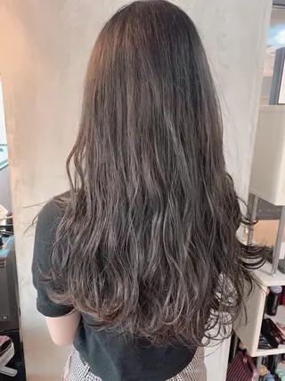 ロング カラー SAKURA 原宿所属・なかの たくみのヘアスタイル