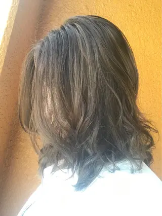 ミディアム カラー 髪質改善×矯正🫧 韓国ヘアasamiのヘアスタイル