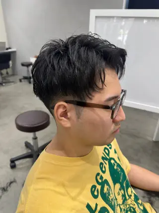 パーマ メンズ 加藤 拓海のヘアスタイル